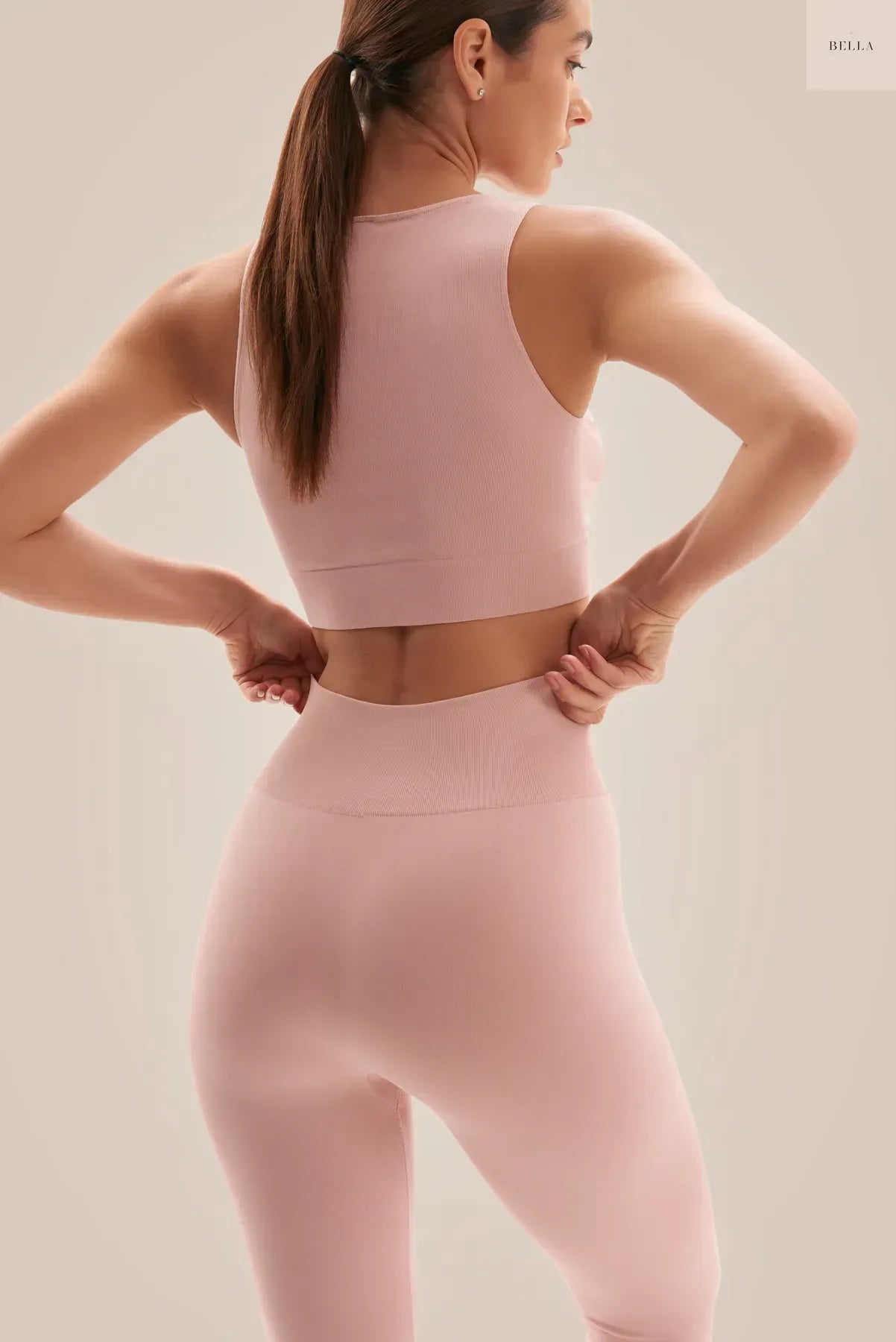 Women's Smooth Leggings - Pink Tint
