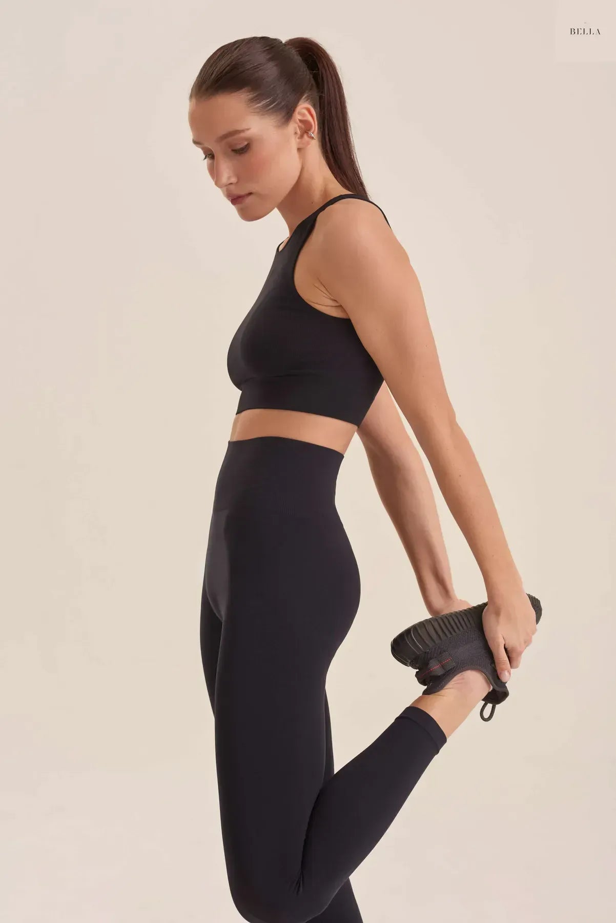 Women's Smooth Leggings - Black