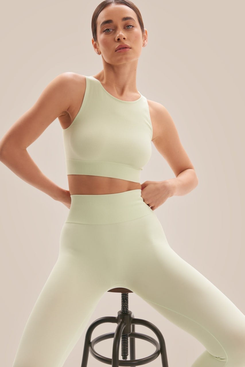 Women's Smooth Leggings - Minty Green