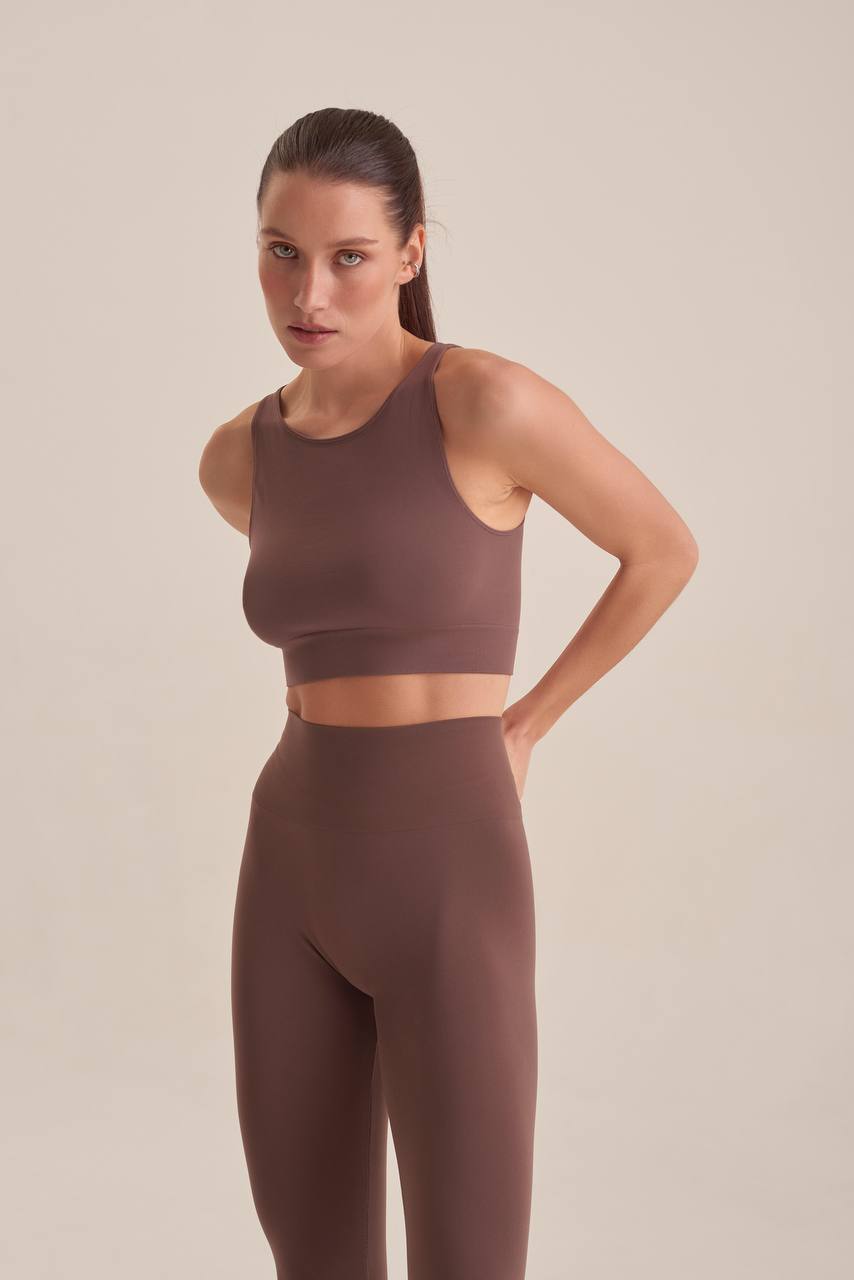 Women's leggings Smooth - Coffee