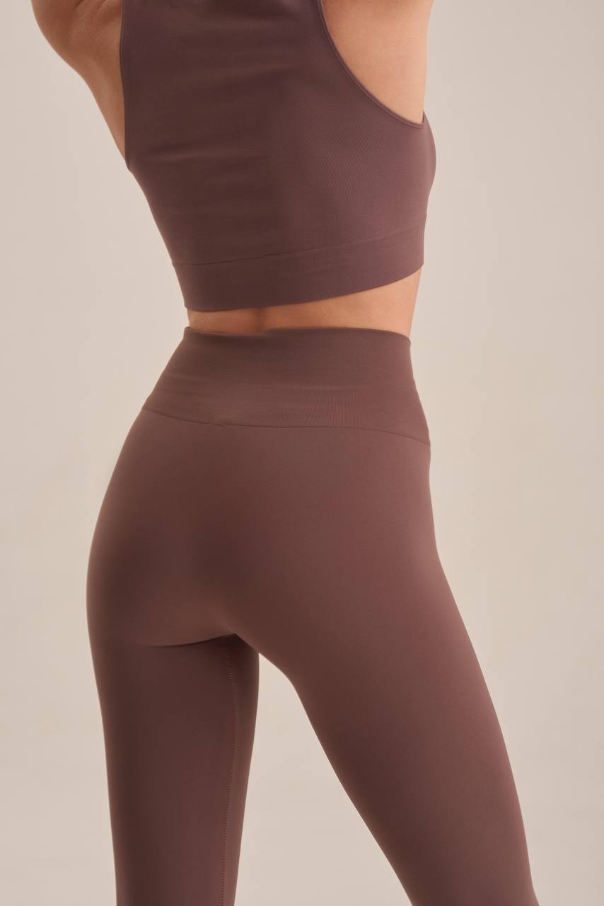 Women's leggings Smooth - Coffee