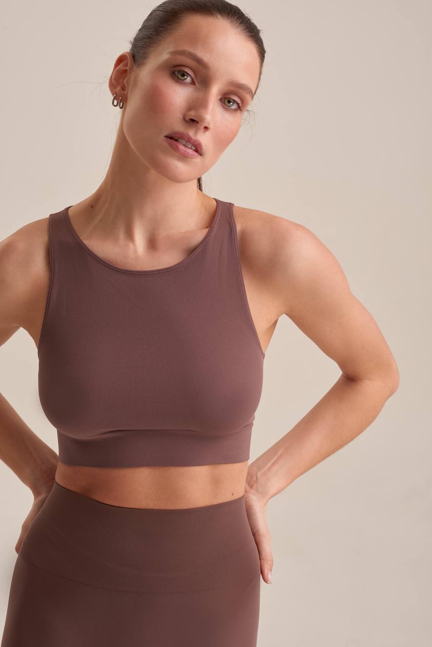 Women's leggings Smooth - Coffee